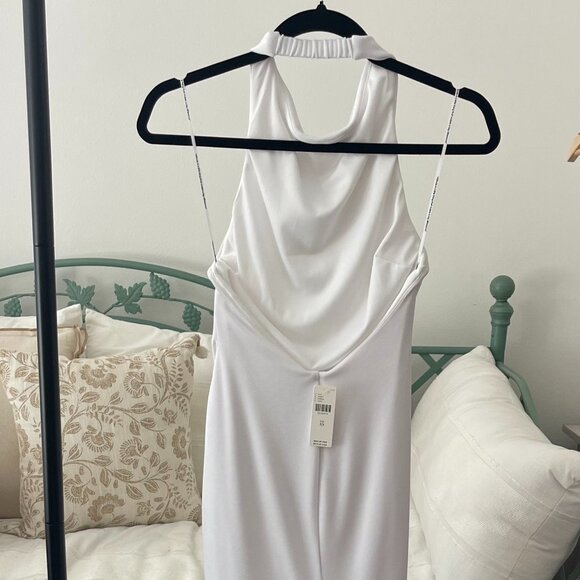 Katie May Leyla Cowled Halter Open-Back Knotted Maxi Dress - XS - Picture 3 of 4